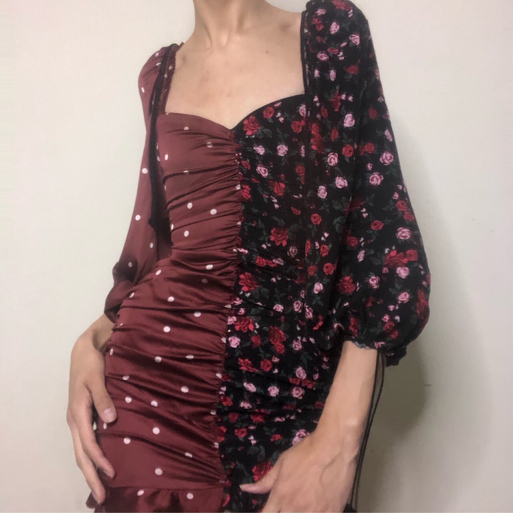 Trade! FL&L Cher ruched mini dress XS